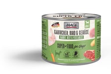 Mac's Mac's Super Food for Dogs Kanin  Storfe og Grønnsaker 6x400g - Våtfôr