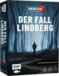 Boîte de jeu de crime : Unsolved Crime Cases – Le cas Lindberg : jeu d'évasion multimédia avec de véritables preuves telles que planche d'indices, photos de suspects, sondages de témoins et plus