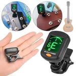 LCD Display Rotatable Digital Chromatic Electric Guitar Tuner Bass Violin Parts