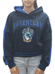 Fabric Flavours Harry Potter Ravenclaw Cropped Hoodie, Dark Blue