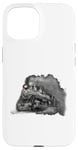 Coque pour iPhone 15 Locomotive à vapeur Train Train Train Big-Boy Train 4014