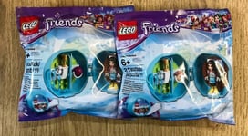 LEGO FRIENDS Emma's Ski Pod x 2 Polybags 5004920 Stocking Filler NEW lego sealed