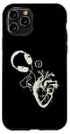 iPhone 11 Pro Headphones and heart #2 for EDM Lovers and DJs Case