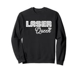 Vintage Laser Queen Hair Removal Aesthetic Nurse Laser Tech Sweatshirt