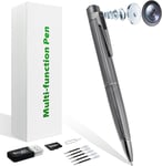 Caméra Stylo Espion, caméra cachée 1080P de 64 Go avec Surveillance des mouvements, Enregistrement vidéo et Audio.[G17]