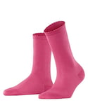 FALKE Women's Bold Dot W SO Cotton Plain 1 Pair Socks, Pink (Hot Coral 8025), 5.5-8