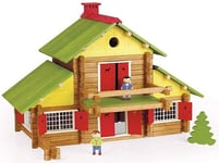 Grand Chalet Suisse 240 pieces en bois - Fabrique en France - Maison JeuJura