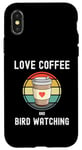 iPhone X/XS Love Drinking Coffee And Bird Watching Spotting Twitching Case