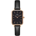 Daniel Wellington Ladies Quadro Pressed Sheffield Rose Gold 20mm Watch DW00100435