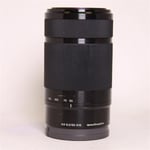 Sony Used E 55-210mm f/4.5-6.3 OSS Zoom Lens Silver