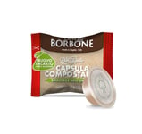 Caffè Borbone Don Carlo Compostable Capsules, Red Coffee Blend - 100 Capsules - Compatible with Lavazza®* A Modo Mio®* coffee machines for domestic use