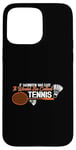 Coque pour iPhone 15 Pro Max Jeu d'amour pour joueur de badminton