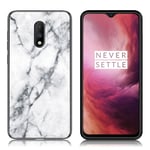 OnePlus Fantasy Marble 7 kuoret - Valkoinen