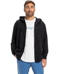 Quiksilver Polaire à Fermeture éclair Salt Water Zip Hoodie Homme Noir XXL