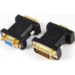 Fuj:tech DVI-hane-VGA hona-adapter