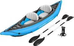 Bestway Hydro Force Kayak Inflatable Two Person Sea Water Canoe & Paddle & Pump