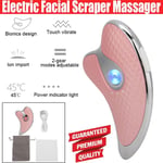 Microcurrent Facial Scraper Massager Face Lifting Firming Facial Beauty Device ！