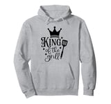 King of the Grill, BBQ Master Grilling Dad Chef Pullover Hoodie