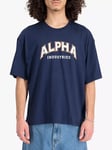 Alpha Industries College Logo Crew Neck T-Shirt