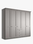 John Lewis Marlow 250cm Hinged Door Wardrobe with 3 Drawers