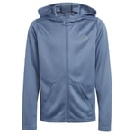 adidas Hettegenser Aeroready HIIT Full Zip - Blå Barn, størrelse 152 cm