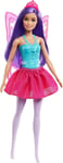 Barbie Dreamtopia-Bambola Fée Chapeaux Violet Et Ailes Rose