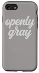 Coque pour iPhone SE (2020) / 7 / 8 Cheveux gris gris argenté pour vieillissement