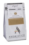 AROMISTICO | Rich Strong Gourmet Dark Roast | Premium Italian Espresso Ground Coffee | Napoli Blend | for Espresso Machines and Reusable Capsules | Smoky, MALTY and Dark Chocolate-Like