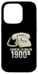 iPhone 14 Pro funny slogan rotary phone saying Case