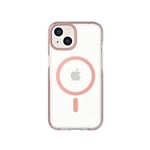 tech21 Evo Crystal Case for iPhone 14 with MagSafe - Rose Gold