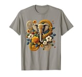 Elephant With Head Dress T-Shirt