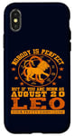 iPhone X/XS Leo Zodiac Sign August 20 Funny Horoscope Lion Birthday Case