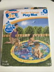 Banzai JR Sprinkle 'n' Splash Play Mat Sprinkler Pad For Children,Kids,Dogs,Jr’s