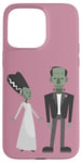 iPhone 15 Pro Max happy valentines bride frankenstein monster creepy spooky Case