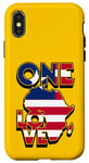 Coque pour iPhone X/XS Un amour avec le drapeau du Libéria en Afrique, carte Liberian Pride