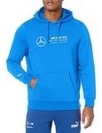 PUMA Men's Mercedes Amg Petronas Essentials Fleece Hoodie, Ultra Blue, L