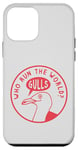 Coque pour iPhone 12 mini Jeu de mots amusant en forme de mouette : « Who Run The World? Gulls! »