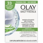 Olay 4-in-1 Sensitive Daily Facial Cloths, 33 ct 33 count (Pack of 1)