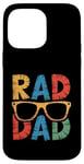 Coque pour iPhone 14 Pro Max Lunettes de soleil Rad Dad Cool Cadeau pour les pères à la mode Daddy Pops