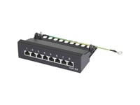 Renkforce 8 Portar Nätverks Patchbox Cat 6A 1 U