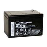 Q-Batteries 12LS-12 F1 12V 12Ah AGM batteri