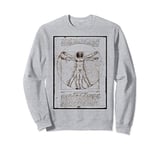 The Vitruvian Man by Leonardo da Vinci Original Sweatshirt