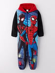 Spiderman And Miles Morales Fleece All In One - Multi, Multi, Size Age: 4-5 Years