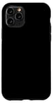 Coque pour iPhone 11 Pro Basic cover, ultra safe, deep black