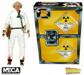 Figure Ultimate Doctor Doc Brown Hazmat Suit 20cm Back to the Future NECA 53620