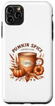 Coque pour iPhone 11 Pro Max Pumpkin Spice Coffee Club Autumn Vibes Cosy Season Automne