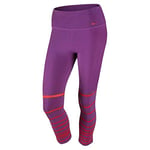 NIKE Legend Ti Capri Burnut Women's Training Capri Trousers, Womens, Outer Garment, 725095-556, Purple, L