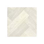 Sol Vinyle Textile Rénove - Imitation Parquet Chevrons bâtons rompus - Chêne blanchi - Rouleau de 4m x 3m