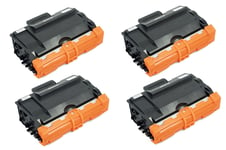 4x TN3480 Black Toner Cartridges Fits Brother HL-L6300DW Printer