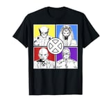 Marvel X-Men Wolverine Cyclops Storm Prof X Boxes T-Shirt